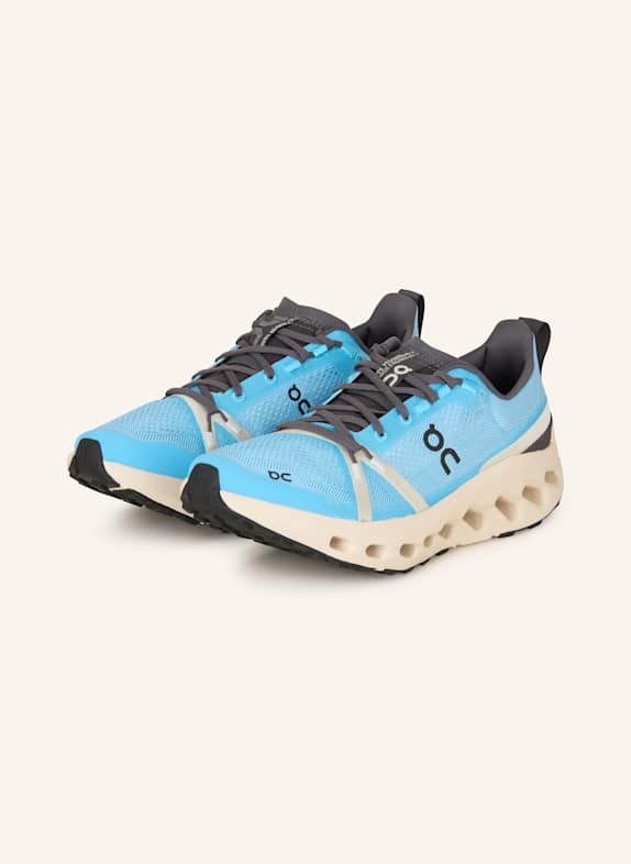 On Trailrunning-Schuhe CLOUDSURFER TRAIL HELLBLAU/ DUNKELGRAU/ ECRU