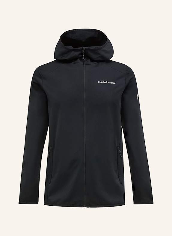 Peak Performance Midlayer-Jacke LIGHT ZIP HOOD SCHWARZ