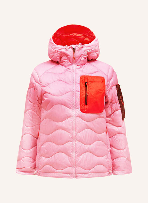 Peak Performance Daunenjacke HELIUM UTILITY ROSA/ ORANGE/ DUNKELROT