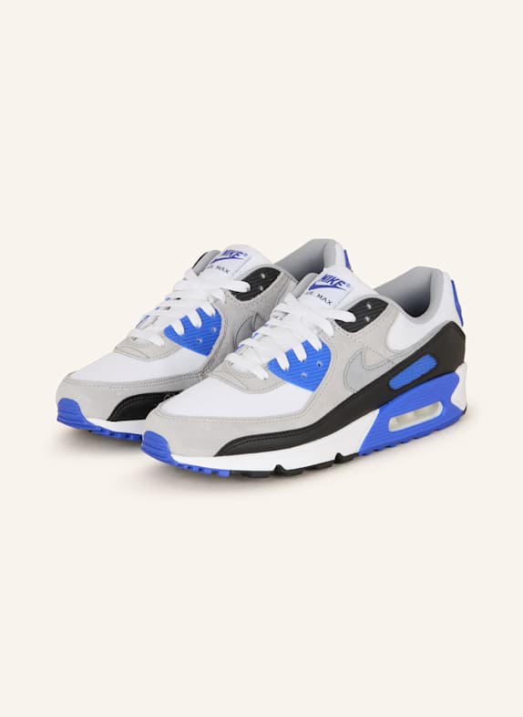 Nike Sneaker AIR MAX 90 WEISS/ BLAU/ SCHWARZ