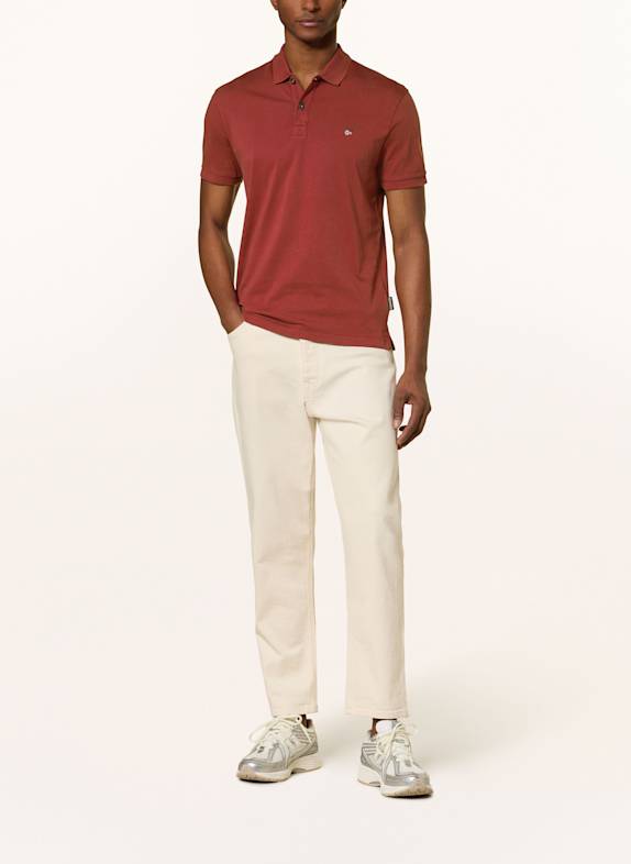 NAPAPIJRI Jersey poloshirt ELBAS Regula Fit DONKERROOD