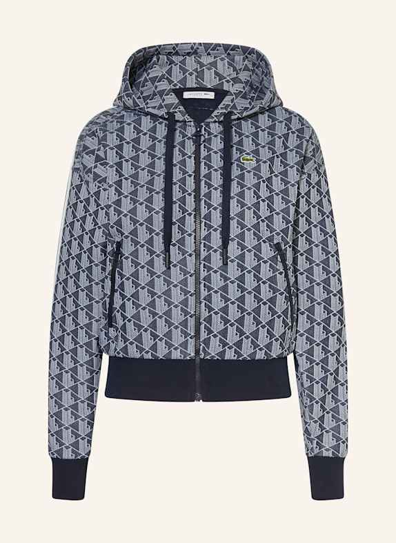 LACOSTE Sweatjacke DUNKELBLAU/ HELLBLAU/ WEISS