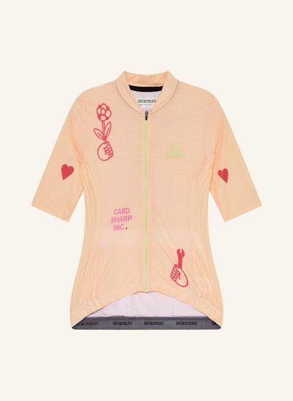 CAFÉ DU CYCLISTE Radtrikot ANGELINA HELLORANGE/ ROT