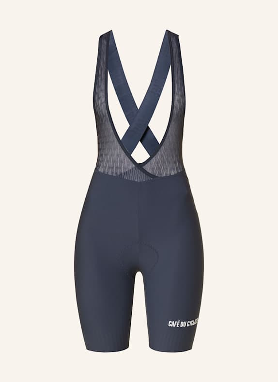 CAFÉ DU CYCLISTE Radhose GRAZIELLA mit Trägern und gepolstertem Einsatz DUNKELBLAU