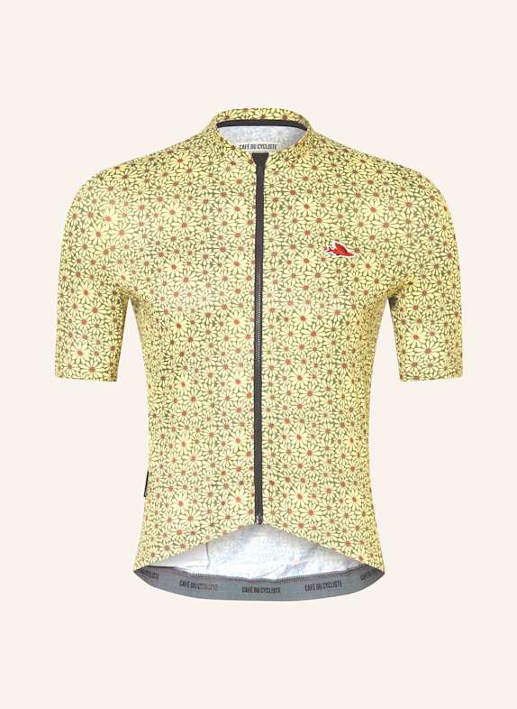 CAFÉ DU CYCLISTE Radtrikot FLEURETTE HELLGELB/ OLIV