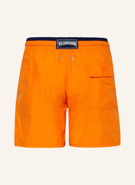 VILEBREQUIN Badeshorts MOOREA ORANGE