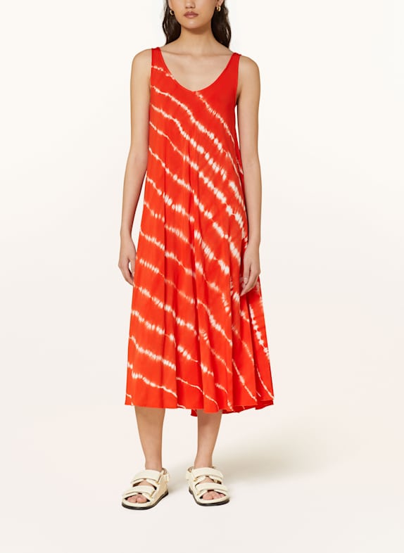 Juvia Jerseykleid JULES ROT/ WEISS