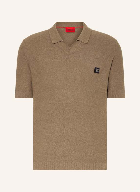 HUGO Poloshirt SHIPLOM BRAUN