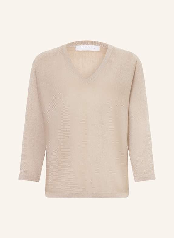 RINO & PELLE Pullover MULAN mit 3/4-Arm BEIGE