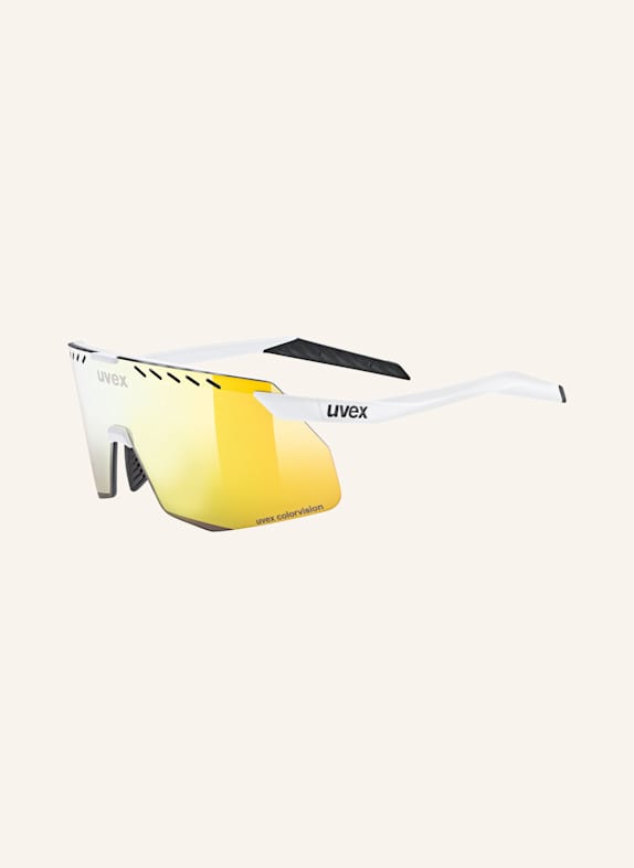 uvex Radbrille PACE ONE 01403 - WEISS/ GELB VERSPIELEGT