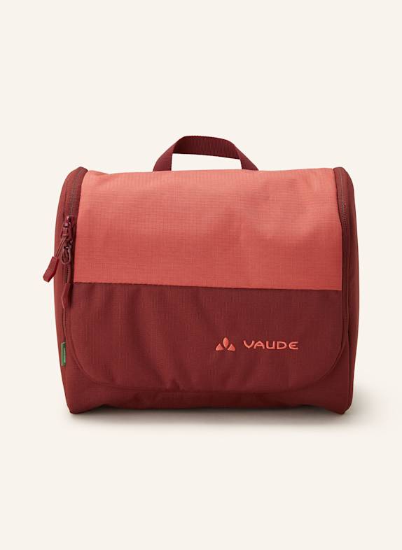 VAUDE Kulturtasche WEGAWASH DUNKELROT/ DUNKELORANGE