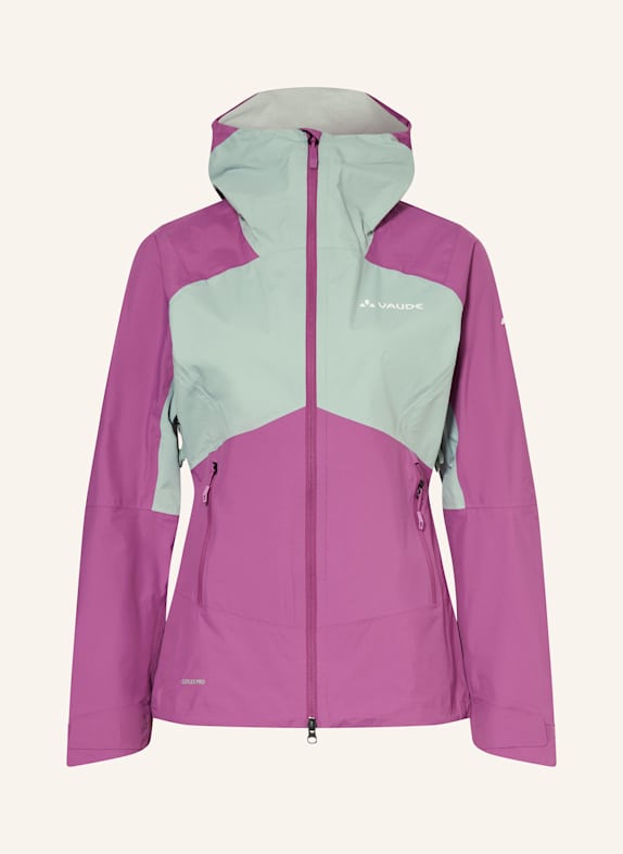 VAUDE Funktionsjacke SIMONY 2,5L LILA/ TÜRKIS