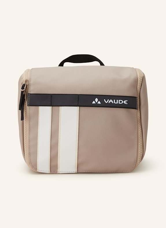 VAUDE Toiletry bag BANABA BEIGE/ WHITE
