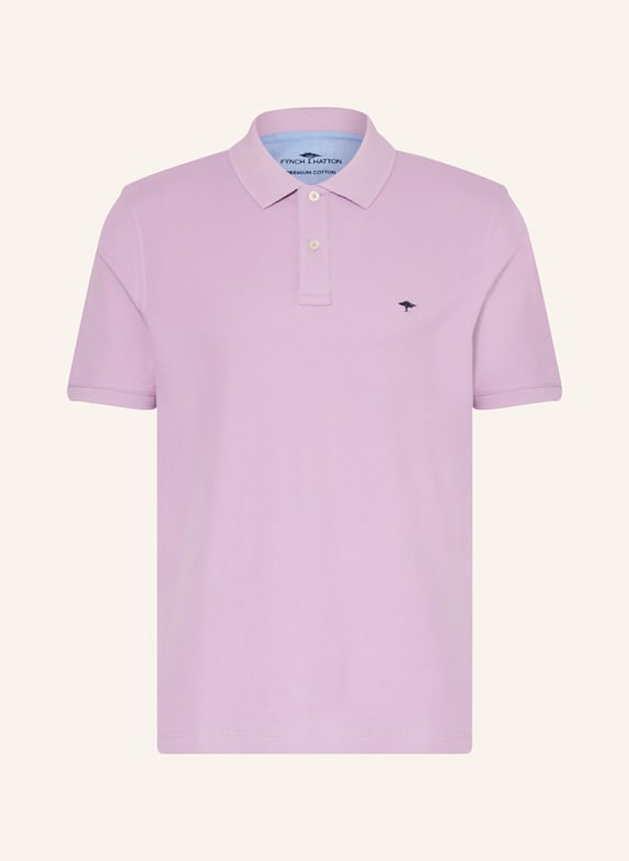 FYNCH-HATTON Piqué-Poloshirt HELLLILA