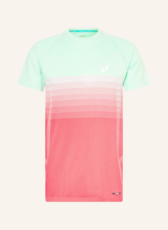 ASICS Laufshirt SEAMLESS MINT/ HELLROT