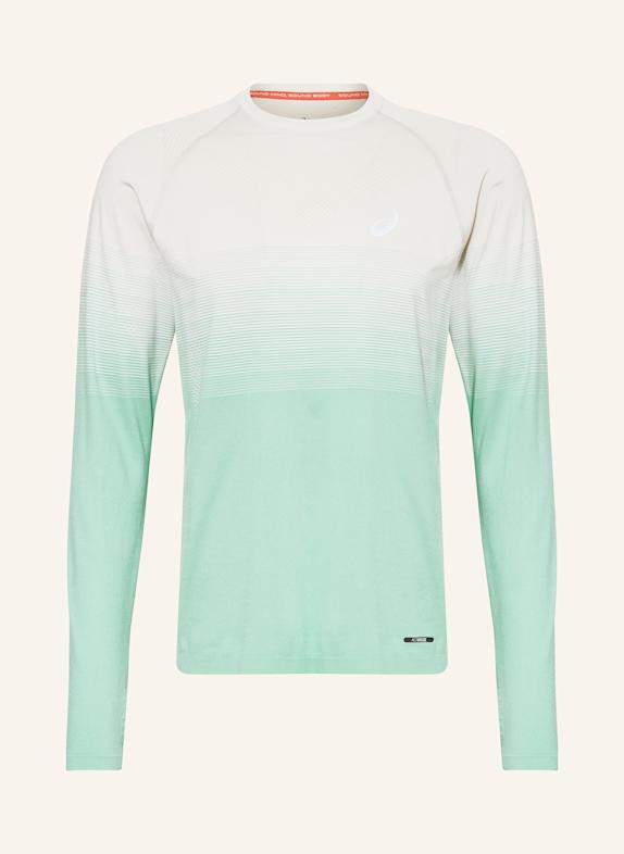 ASICS Laufshirt SEAMLESS BEIGE/ GRÜN
