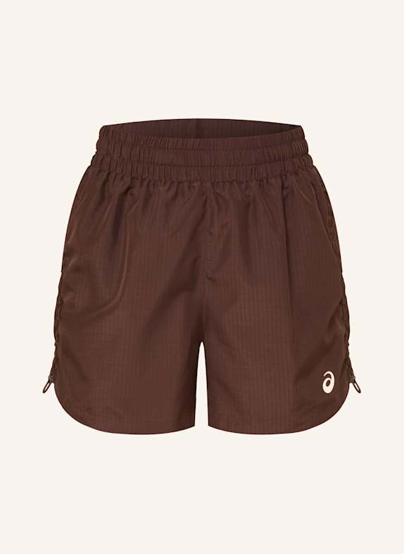 ASICS Laufshorts NAGINO RUN ADJUSTABLE 4IN SHORT DUNKELBRAUN