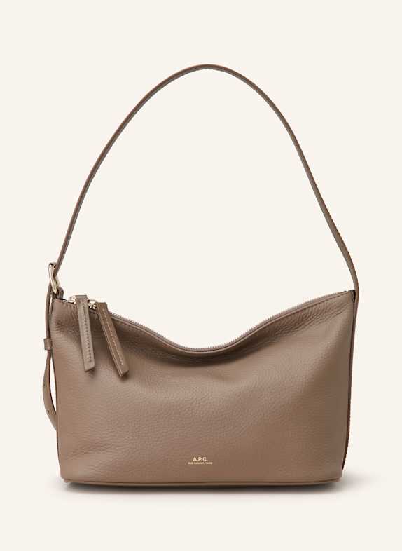 A.P.C. Schultertasche TAUPE