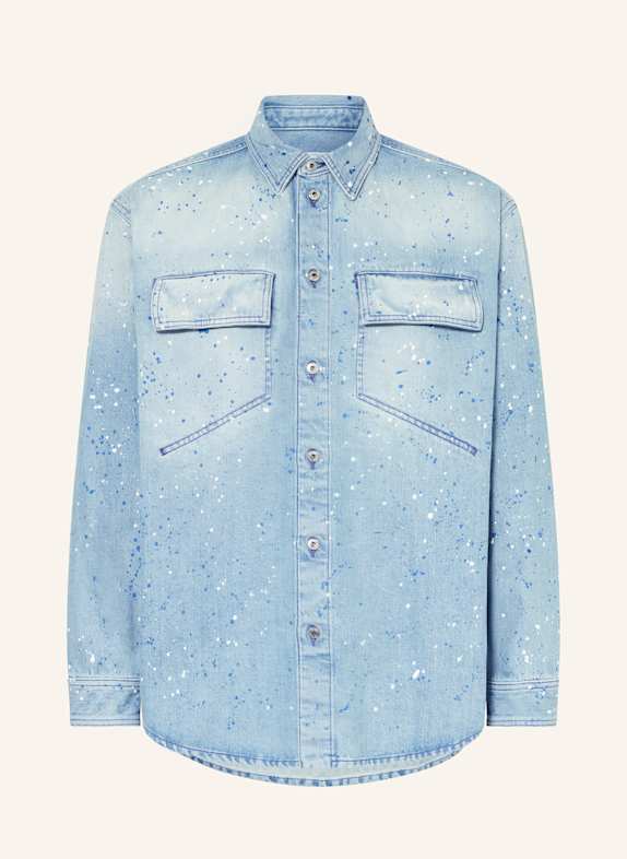 Off-White Denim shirt comfort fit NAVY BLUE - MULTICOLOR