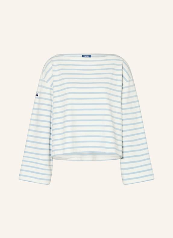 POLO RALPH LAUREN Longsleeve WEISS/ HELLBLAU