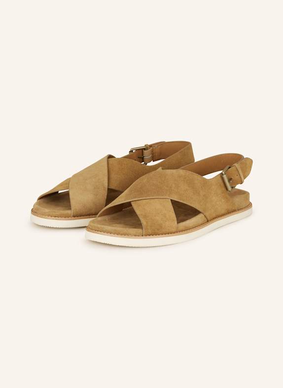 POLO RALPH LAUREN Sandalen ZANE CAMEL