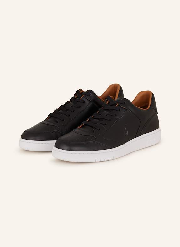 POLO RALPH LAUREN Sneakersy CZARNY