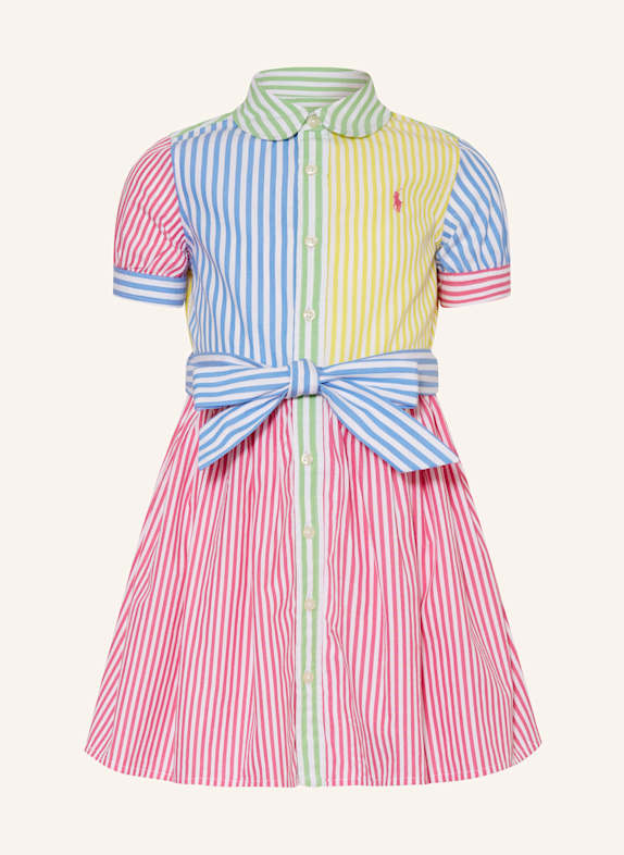 POLO RALPH LAUREN Kleid PINK/ HELLBLAU