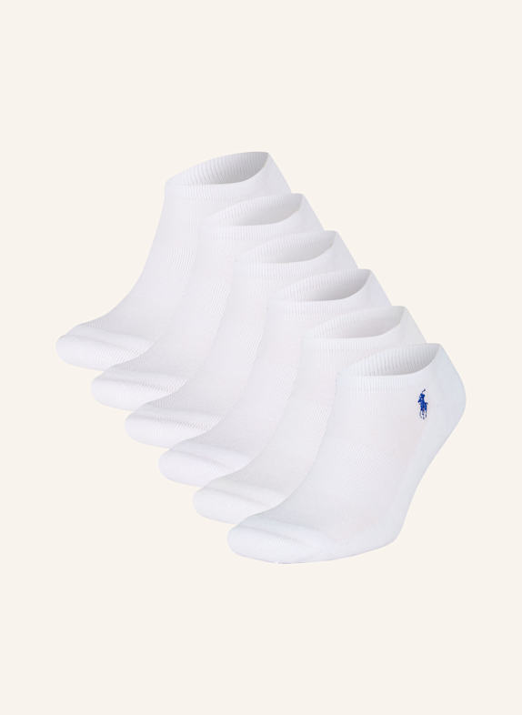 POLO RALPH LAUREN Skarpety, 6 par 006 WHITE/BRIGHTS