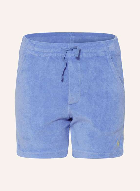POLO RALPH LAUREN Szorty z materiału frotte NIEBIESKI