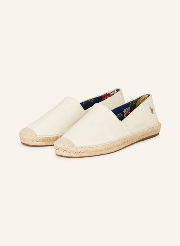 POLO RALPH LAUREN Espadryle KREMOWY