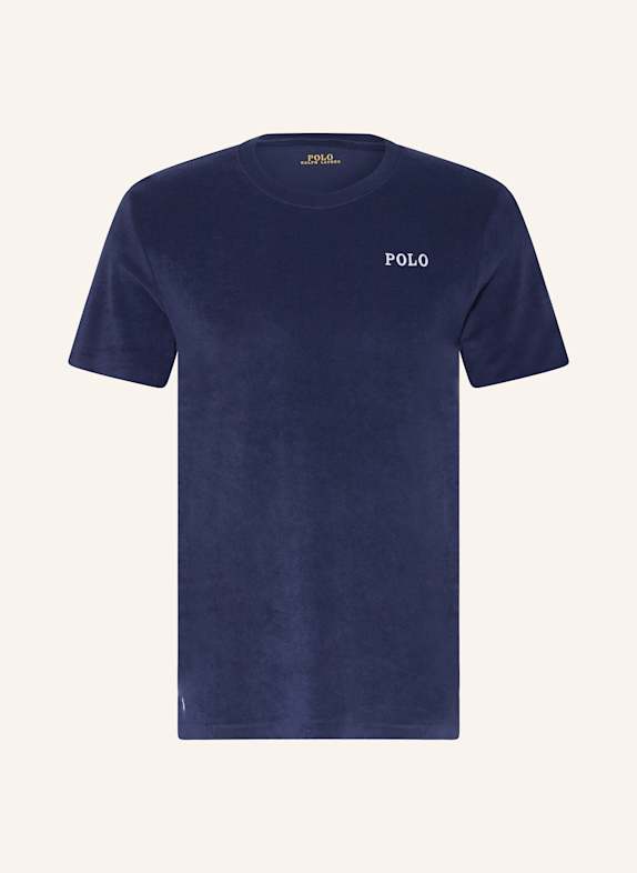 POLO RALPH LAUREN Pajama shirt in terry cloth DARK BLUE