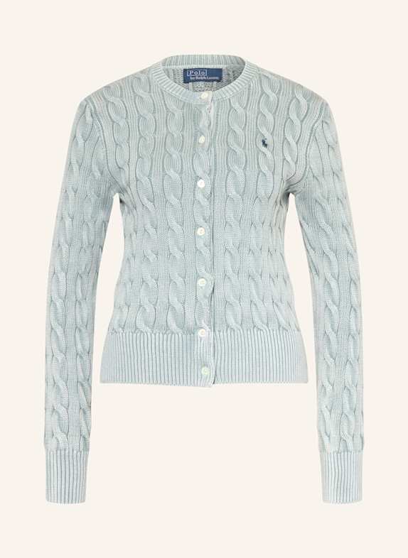 POLO RALPH LAUREN Strickjacke BLAUGRAU
