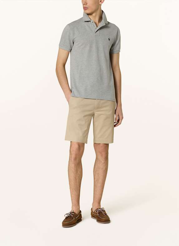 POLO RALPH LAUREN Piqué poloshirt slim fit LICHTGRIJS