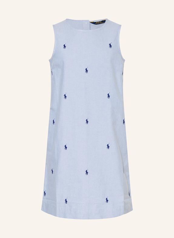 POLO RALPH LAUREN Kleid HELLBLAU