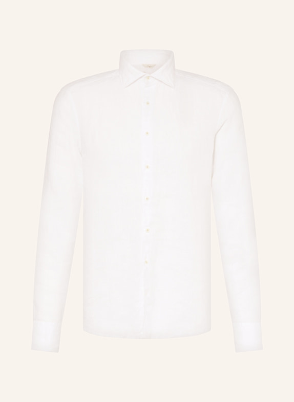 Stenströms Leinenhemd Slim Fit WEISS