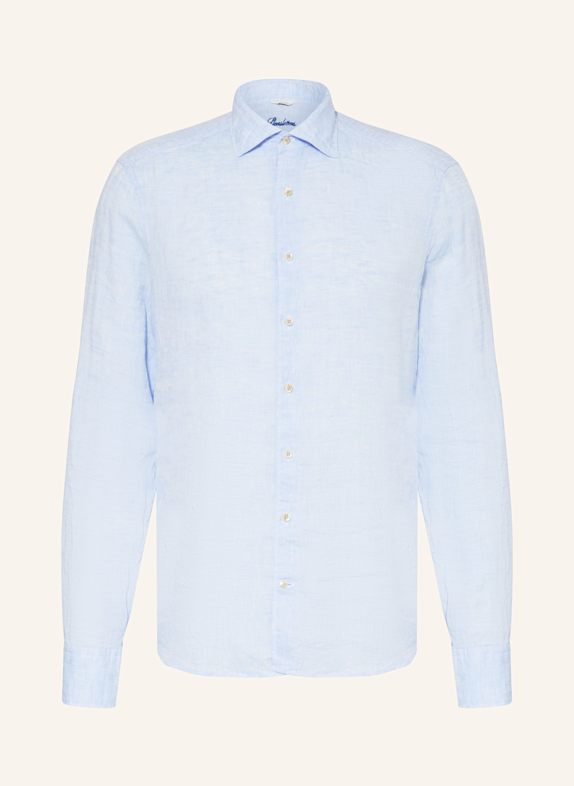 Stenströms Leinenhemd Slim Fit HELLBLAU