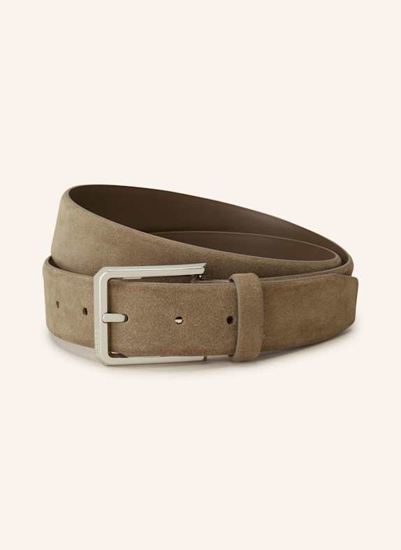 BOSS Leather belt CALEB BROWN