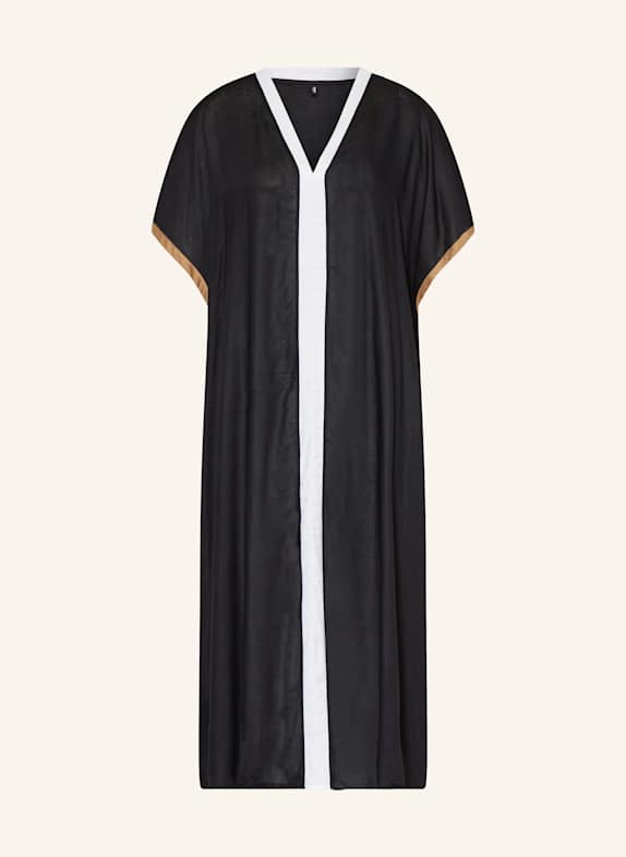 BOSS Beach dress BLACK/ WHITE/ CAMEL