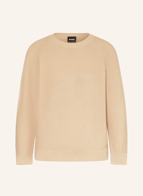 BOSS Pullover FOVILA BEIGE