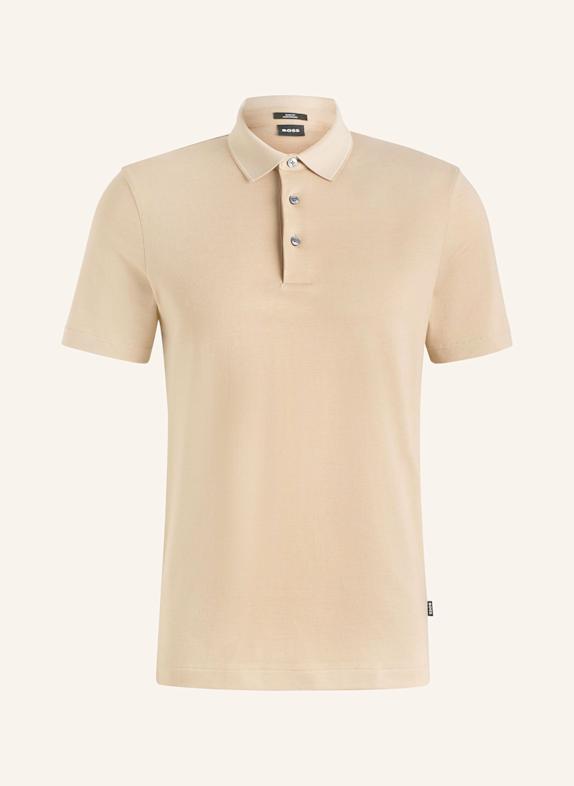 BOSS Piqué polo shirt PITTON Slim Fit CREAM