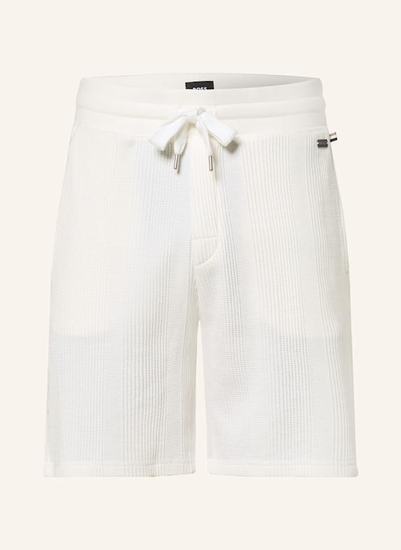 BOSS Schlafshorts STRUCTURE WEISS