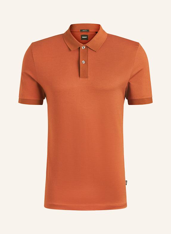 BOSS Jersey-Poloshirt PARLAY DUNKELORANGE