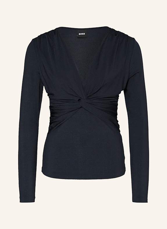 BOSS Longsleeve EULORI DUNKELBLAU