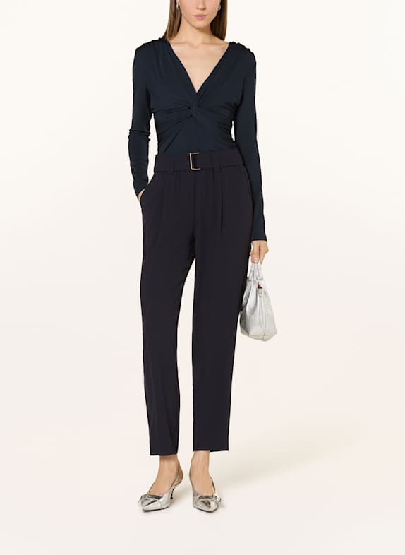 BOSS Longsleeve EULORI DUNKELBLAU
