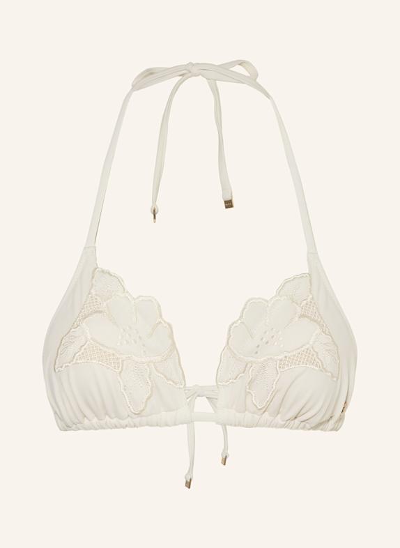 BOSS Triangel-Bikini-Top BRODERIE ECRU