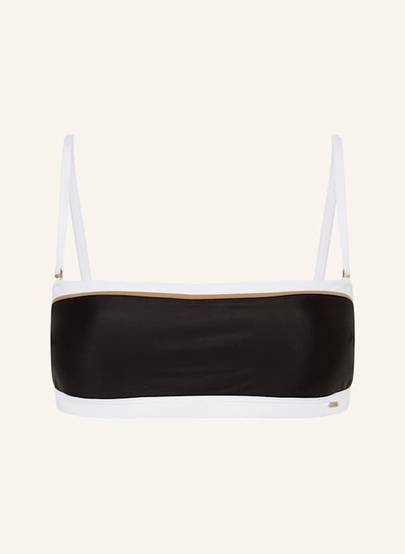 BOSS Bandeau-Bikini-Top BOSS CODES SCHWARZ/ WEISS