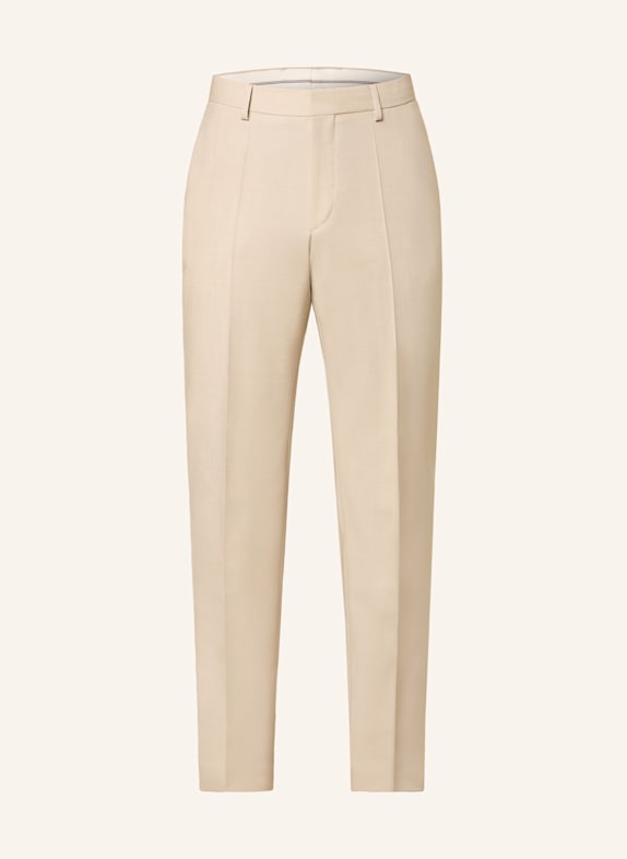 BOSS Suit trousers LENON regular fit 276 LIGHT BEIGE