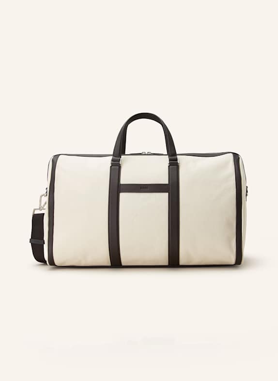 BOSS Travel bag HOLDALL CREAM/ BROWN