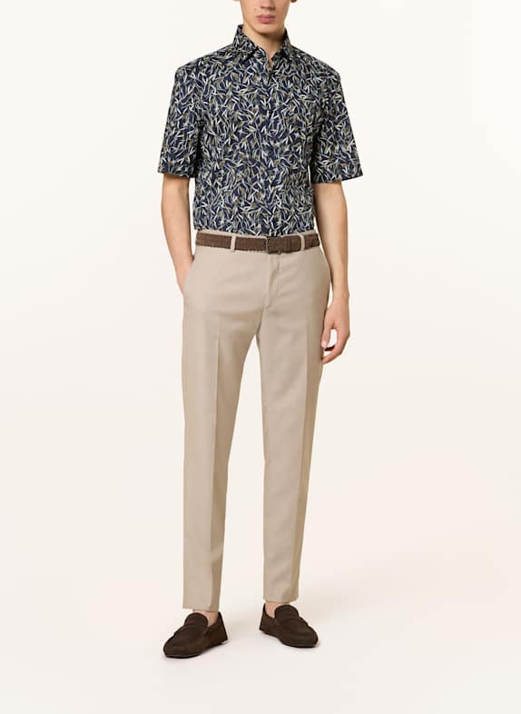 BOSS Kurzarm-Hemd JOE Regular Fit DUNKELBLAU