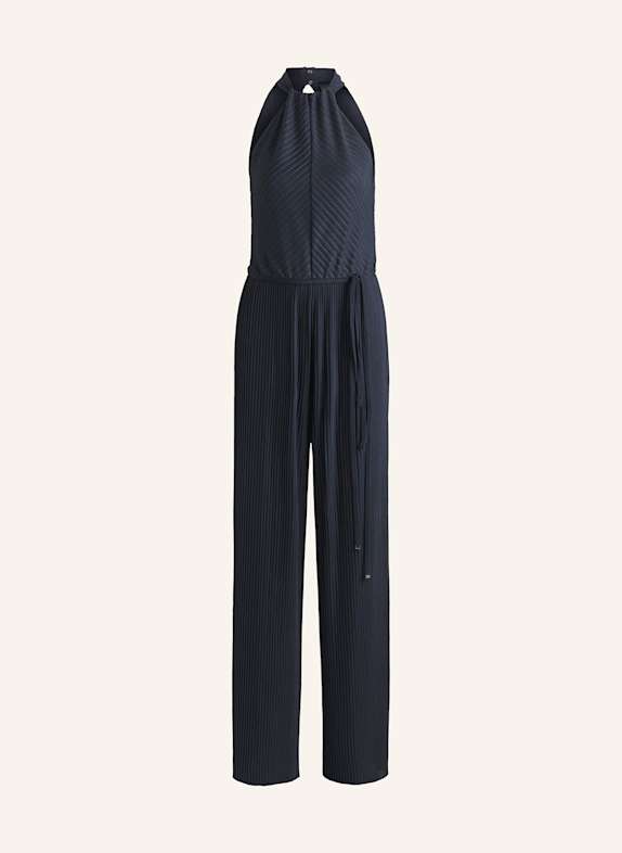 BOSS Jumpsuit EXUMA mit Plissees DUNKELBLAU